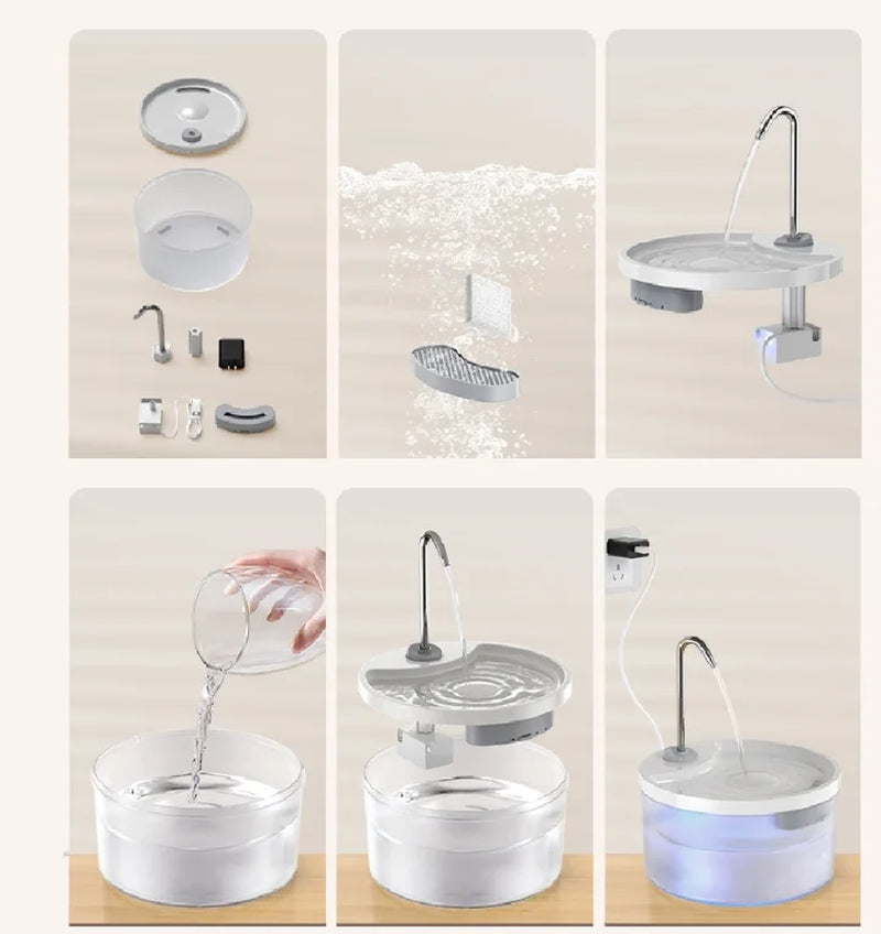 Intelligent Cat Water Dispenser, Intelligent Multifunctional Cat and Dog Water Dispenser