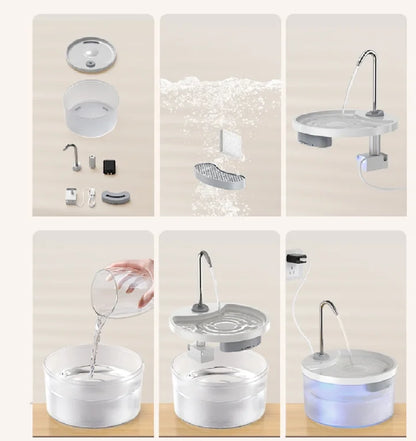 Intelligent Cat Water Dispenser, Intelligent Multifunctional Cat and Dog Water Dispenser