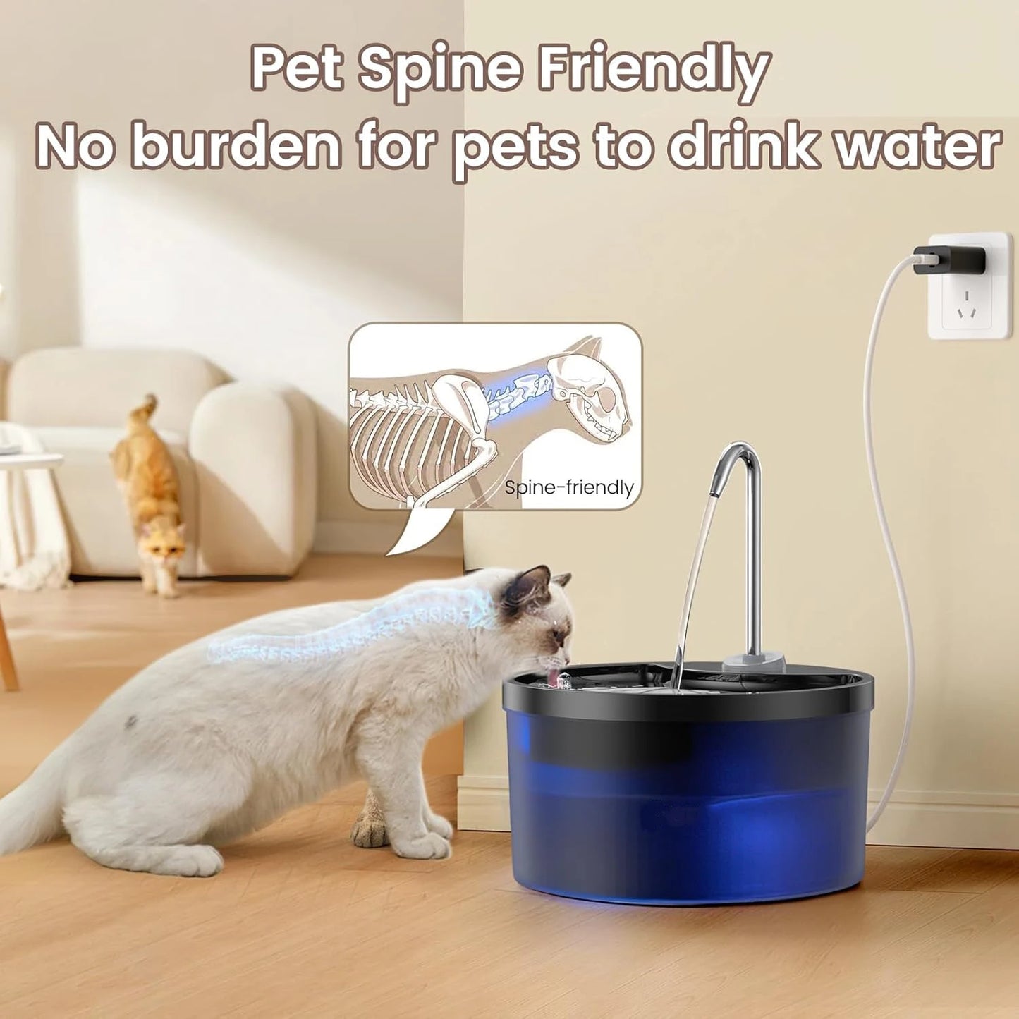 Intelligent Cat Water Dispenser, Intelligent Multifunctional Cat and Dog Water Dispenser